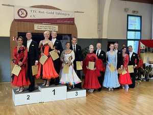 Siegerehrung der Mas III bei den Tübinger Tanztagen