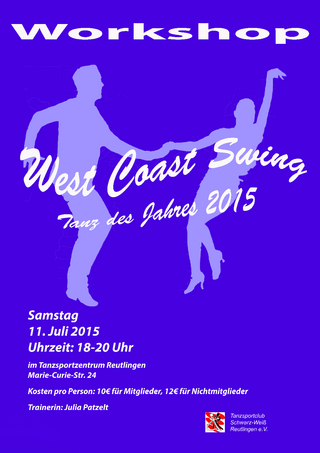 News Detail 2015 Tanzsportclub Schwarz Weiss Reutlingen E V