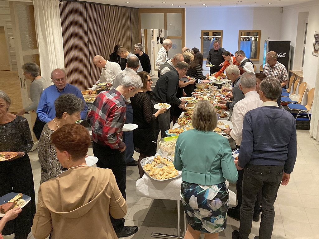 Ansturm auf die Leckereien